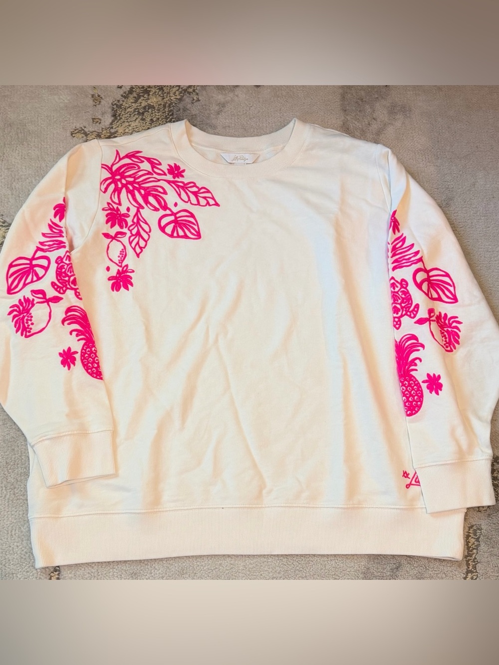 Lilly Pulitzer Ballad Sweatshirt Sz XXL
